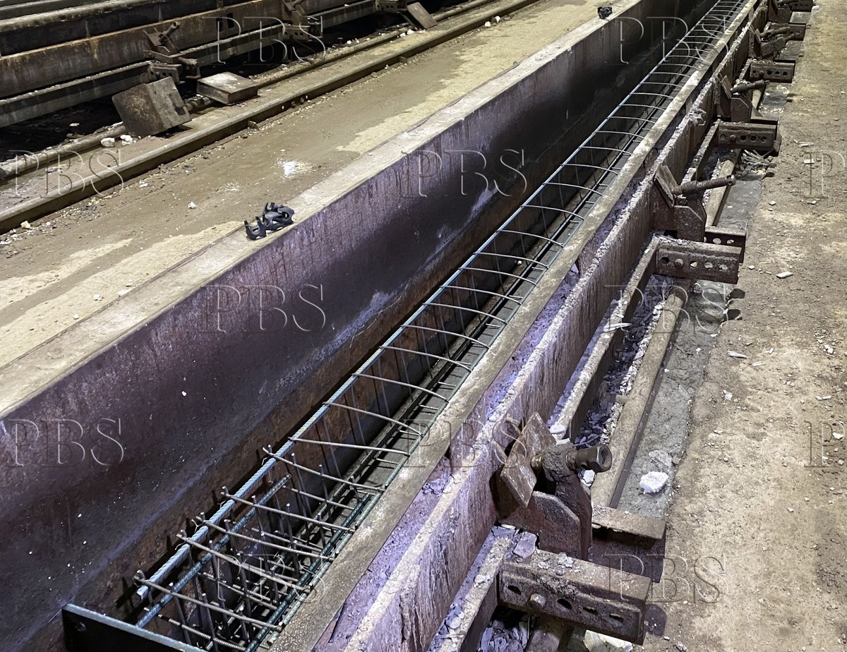 Сборно-разборная металлоформа для свай