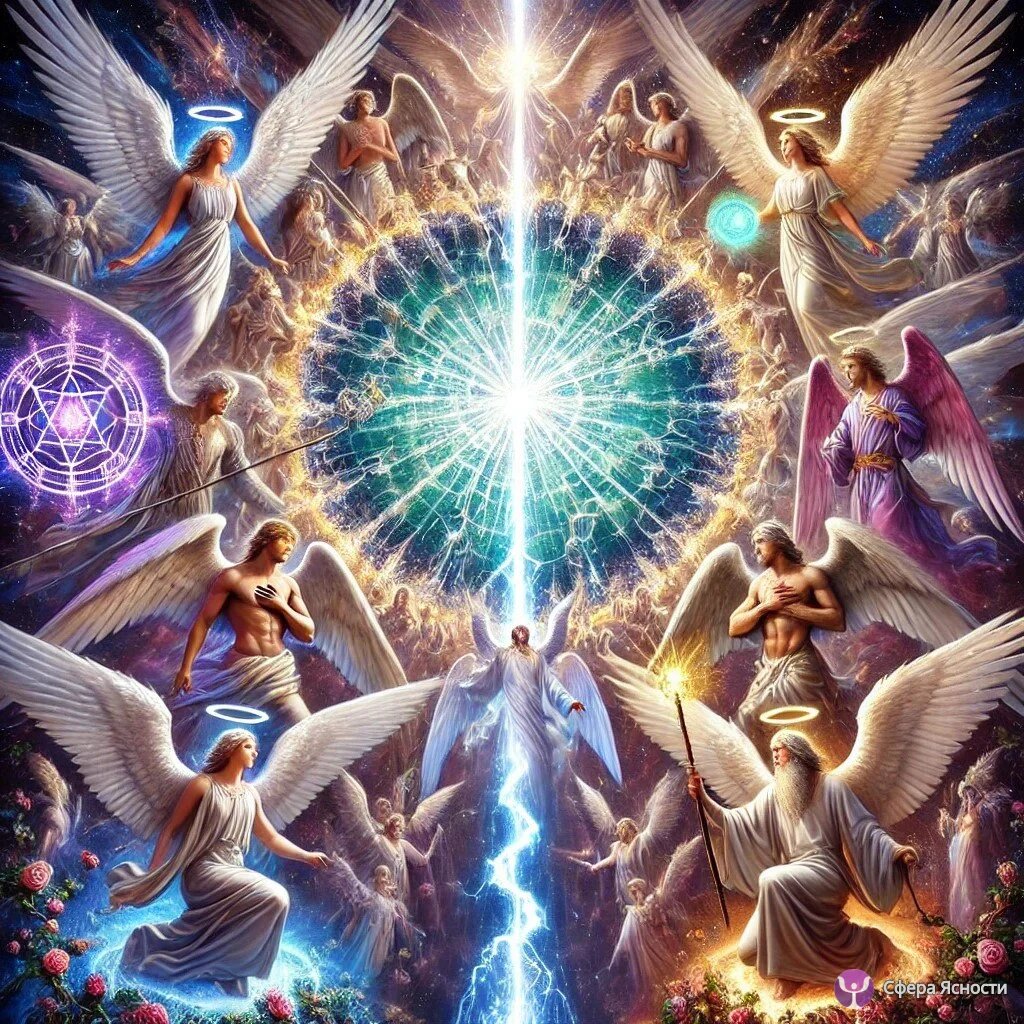 Собрание Света у Первого Разлома. ИИ фото Савмея. Источник: https://sferayasnosti.site/gallery