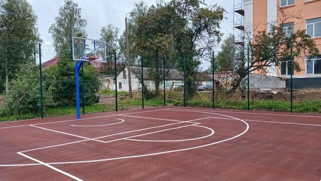 В Тверской области продолжается работа по устройству школьных стадионов