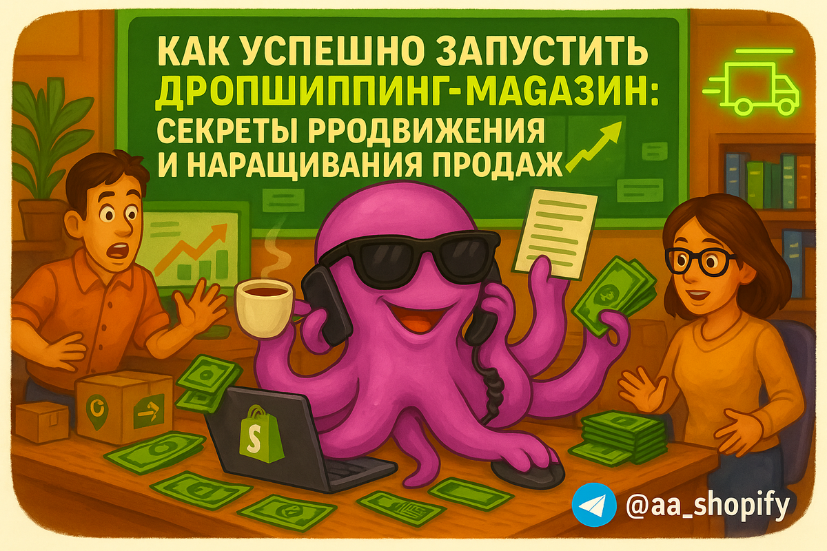    Как успешно запустить дропшиппинг-магазин на Шопифай: секреты продвижения и наращивания продаж aa_ecom