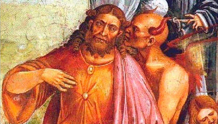Антихрист и дьявол, фреска Луки Синьорелли. Фото: wikipedia.org (общественное достояние)