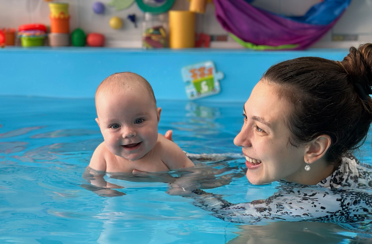 Занятия в детской аквастудии Alice and Bimbie