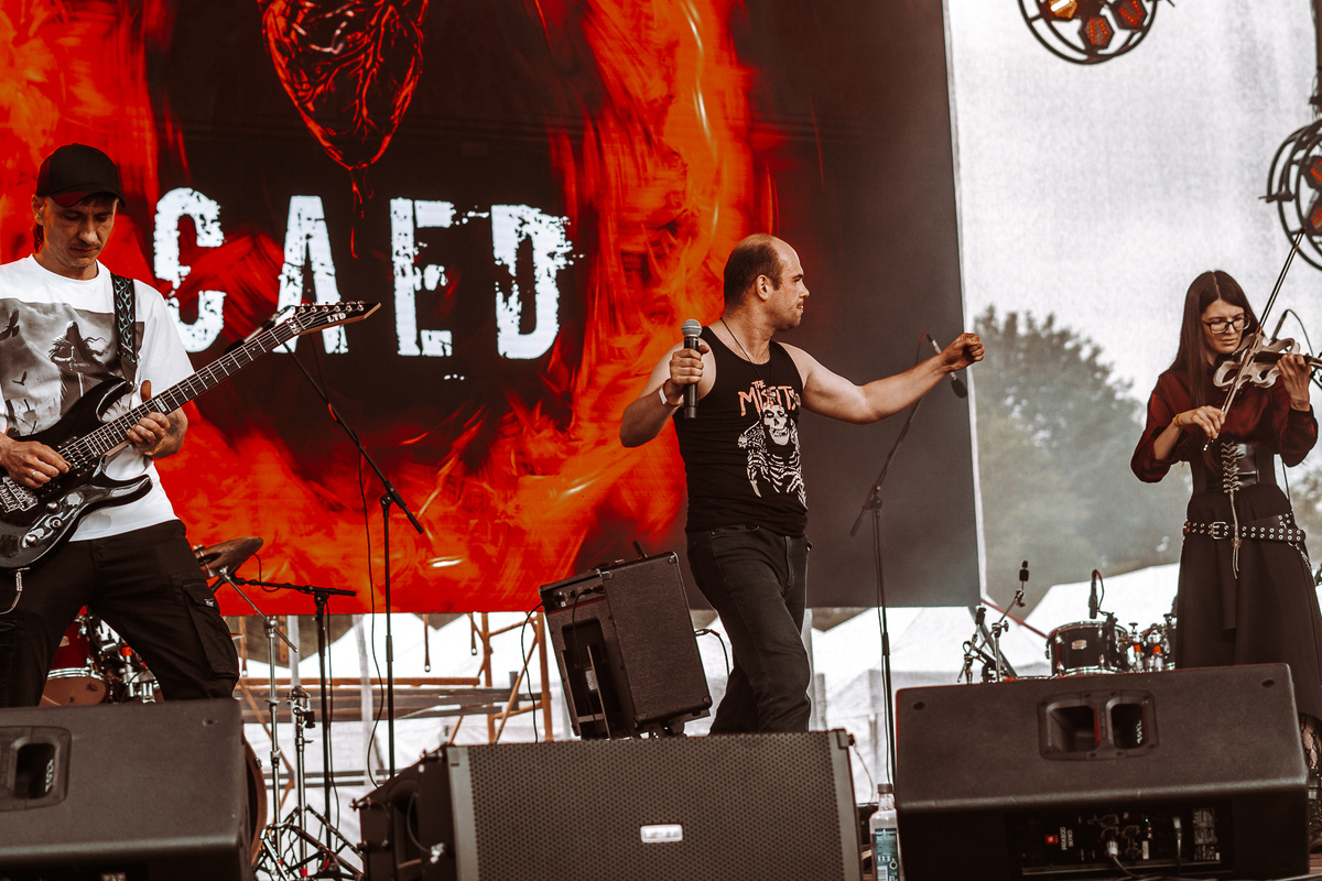 Рок-группа "СЛЕD" на рок-фестивале "Солнцестояние" в Пружанах. Фото: 
Необычный фотограф S.Tar