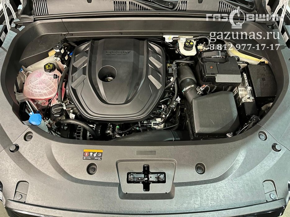 Geely Monjaro I (KX11) 2.0GDi (238л.с.) 2025 г.в. переоборудован для использования в качестве моторного топлива сжиженного нефтяного газа (пропан-бутан) с использованием системы - "OMVL DREAMOTION". ГБО на JLH-4G20TDB