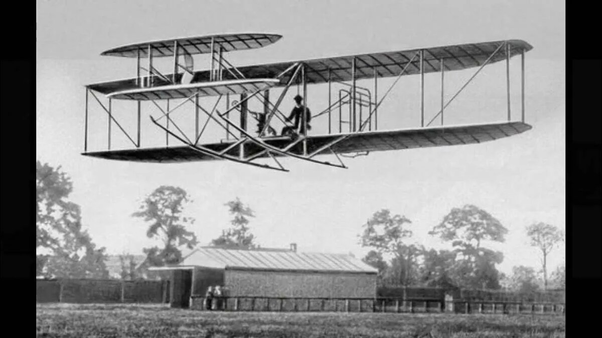 Первый самолёт братьев Уилбур и Орвилл Райт