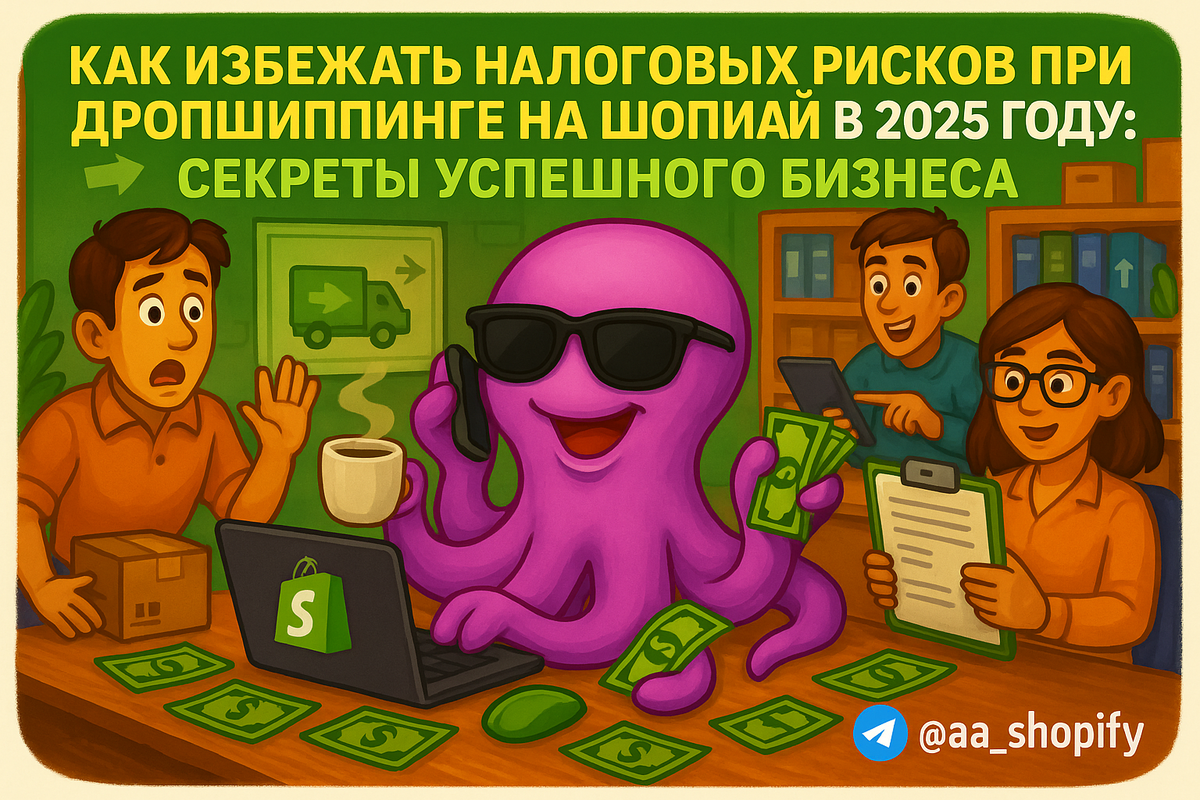    Как избежать налоговых рисков при дропшиппинге на Шопифай в 2025 году: секреты успешного бизнеса aa_ecom