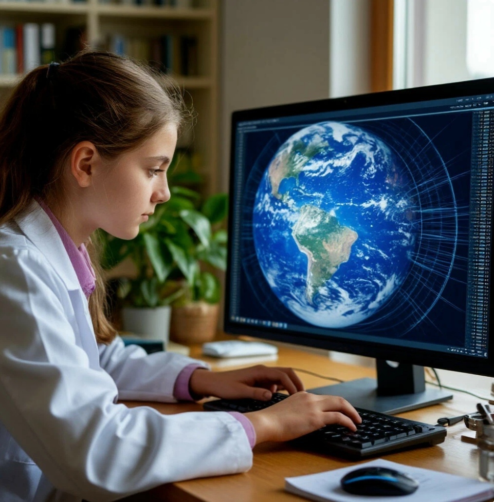 Общепризнанной теории происхождения магнитного поля Земли нет.  Правда есть две  гипотезы: поле вызвано вращающимся железным ядром Земли или гигантским электрическим током, опоясывающим Землю на большом расстоянии от центра Земли. 