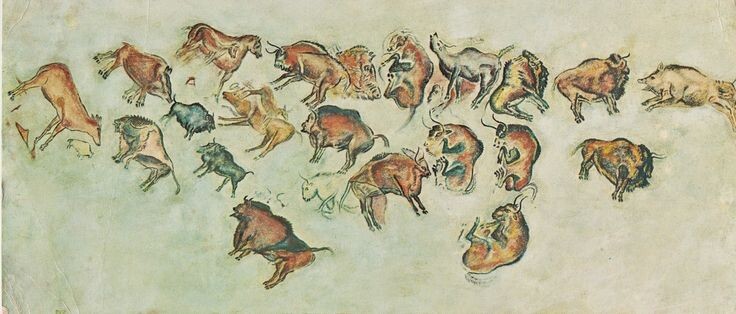 Изображения на потолке Альтамирской пещеры