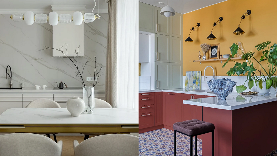 Слева проект Кристины Назаровой. Справа проект Илоны Ореховской