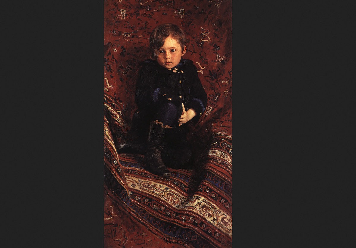 Илья Репин. "Портрет сына Юрия", 1882.