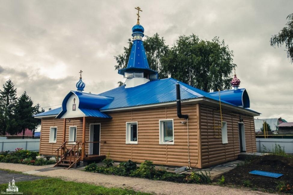    Храм Успения Пресвятой Богородицы в деревне Бердь. Фотография с сайта Искитимской епархии