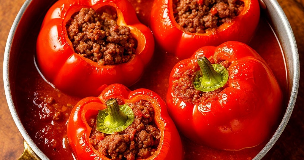Рецепт фаршированных перцев как в детстве!