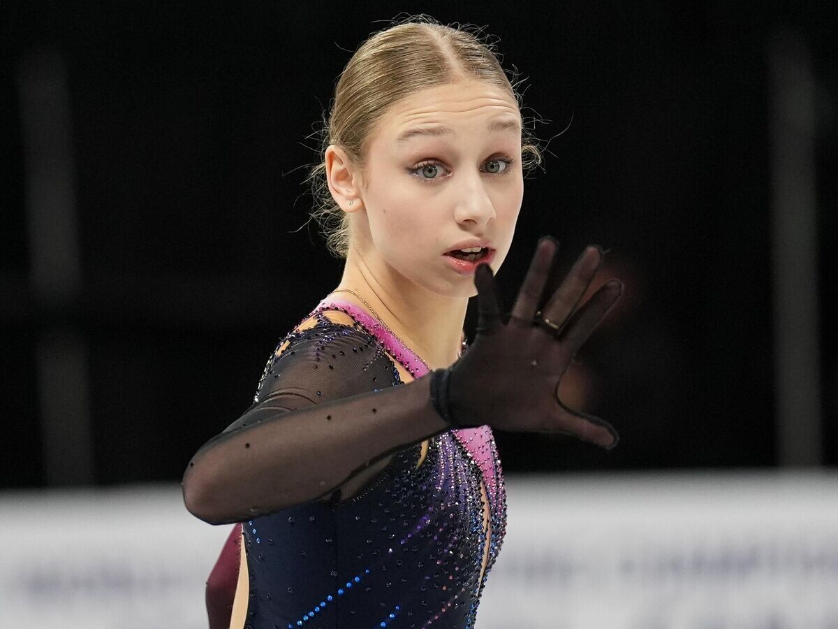    Латвийская фигуристка Софья Степченко© Getty Images / Anadolu