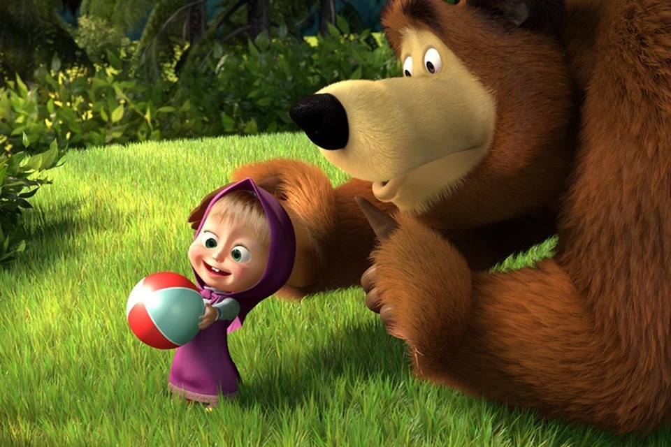    На Украине канал для детей «Маша и Медведь» стал самым популярным на YouTube Фото: Кадр из мультфильма