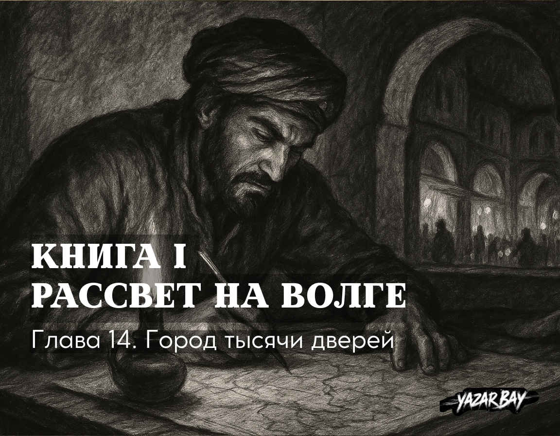 Посол Волжской Булгарии, столкнувшись с унизительным пренебрежением и коррупцией в Багдаде, понимает, что прямой путь к халифу закрыт. ©Язар Бай