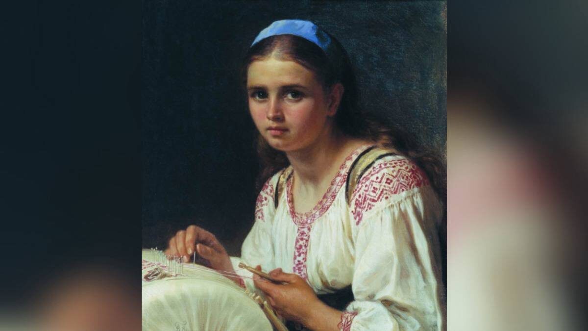    Василий Верещагин. Кружевница. Героине картины для работы булавок требовалось много / Фото: Public domain
