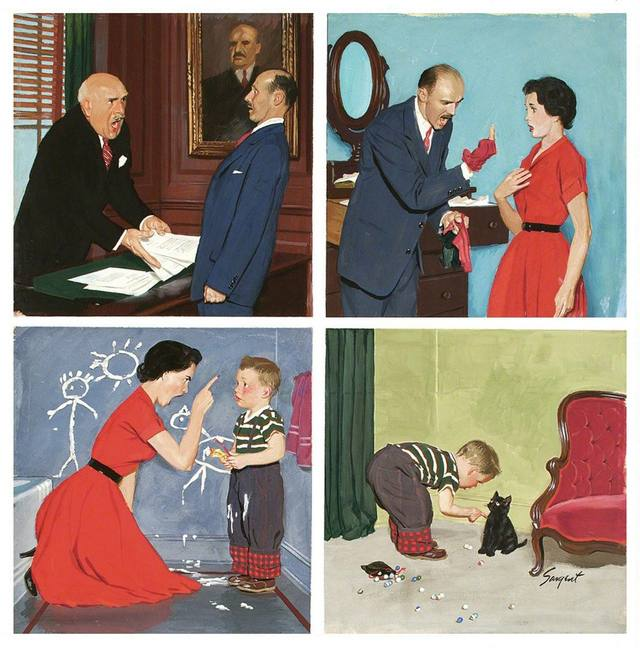 Вспомнилась эта картина, как негатив передается друг другу