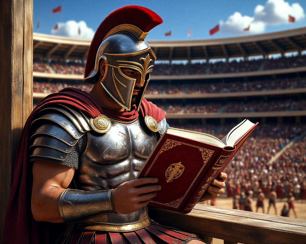 А гладиаторы умели читать? Спартак наверняка умел!