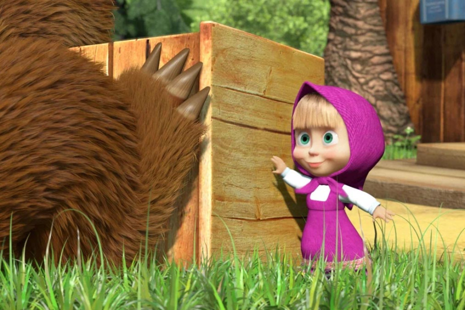    Кадр из мультфильма «Маша и Медведь»