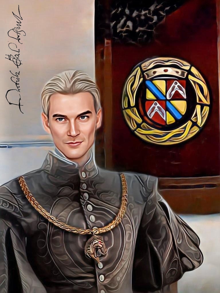 Белокурый. Арт Анны Миолай.