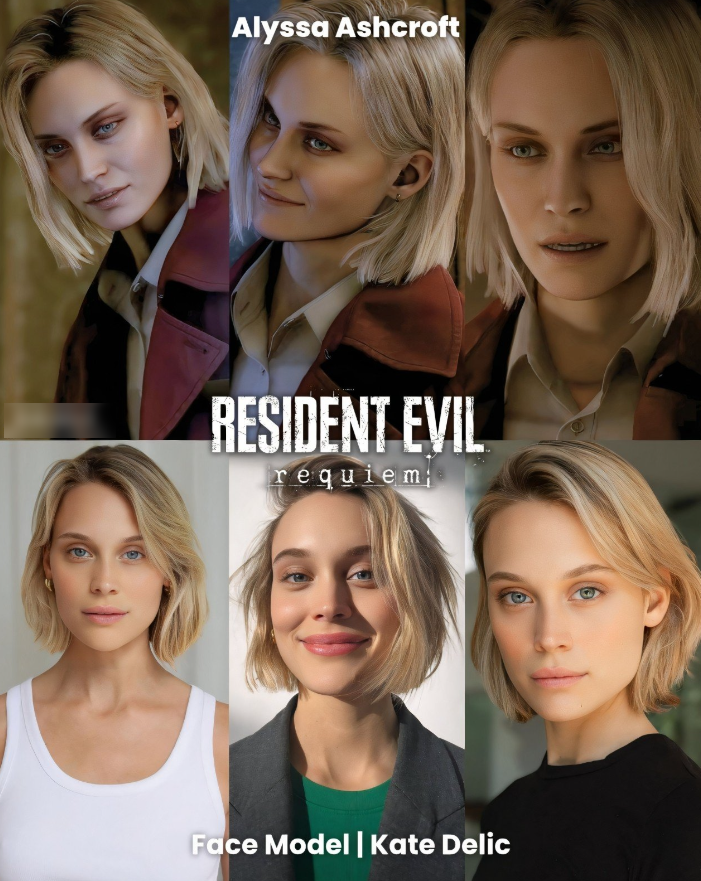     Кейт Делик сыграла Алиссу Эшкрофт в Resident Evil Requiem