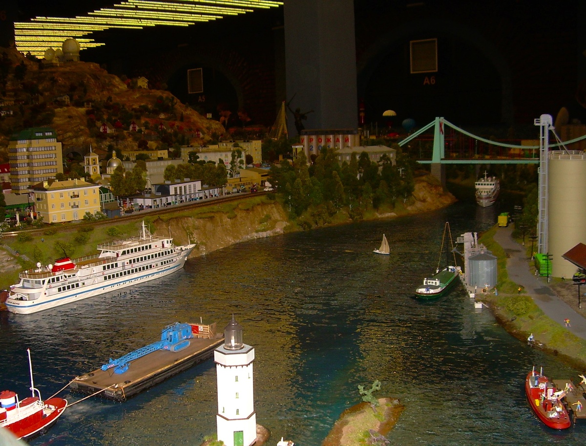 Река в "Гранд Макете"