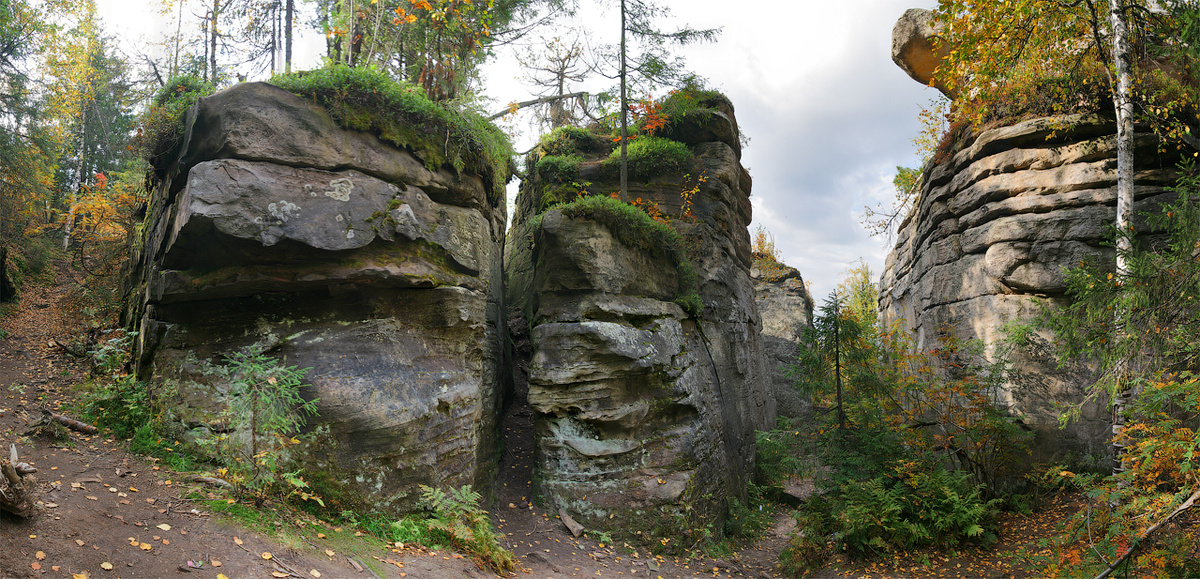 "Чертово городище" или Каменный город. Пермский край.