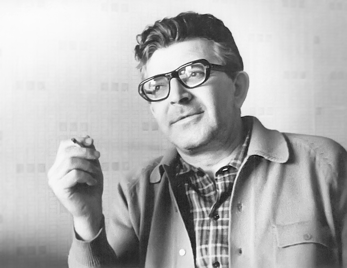 Аркадий Стругацкий. Сентябрь, 1974 г. Фото Геннадия Шакина.