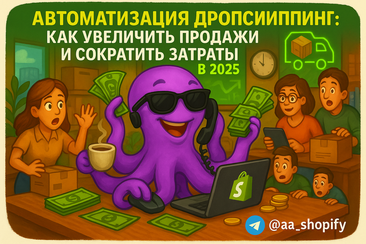    Автоматизация дропшиппинга на Шопифай: как увеличить продажи и сократить затраты в 2025 году aa_ecom
