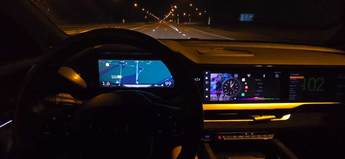Полноченная мультимедиа после прошивки головного устройства Geely Monjaro