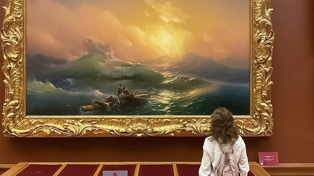 Размер картины: 221 × 332 см.