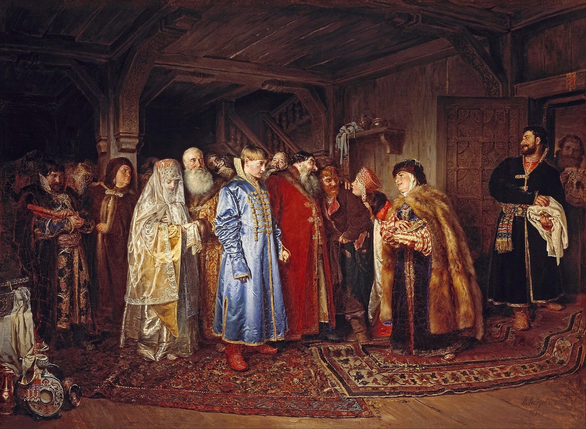  К. В. Лебедев «Боярская свадьба», 1883г.