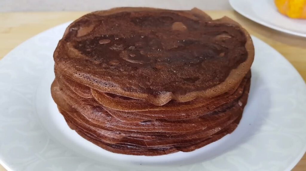 Шоколадный Блинный Торт - Вкусно Просто Быстро