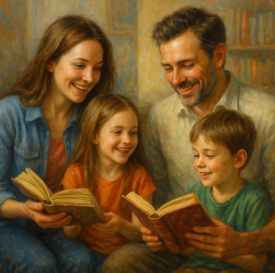 «Обмен книгами» в семейном кругу