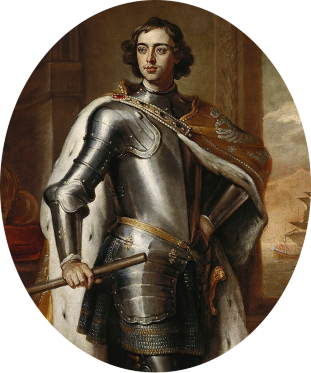 Готфрид Кнеллер, портрет Петра I, 1698.