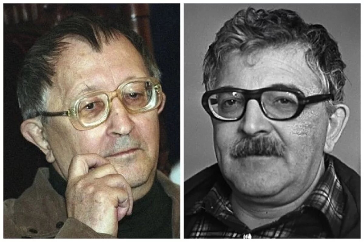    Борис (слева) и Аркадий Стругацкие предупреждали об опасности общества потребления.