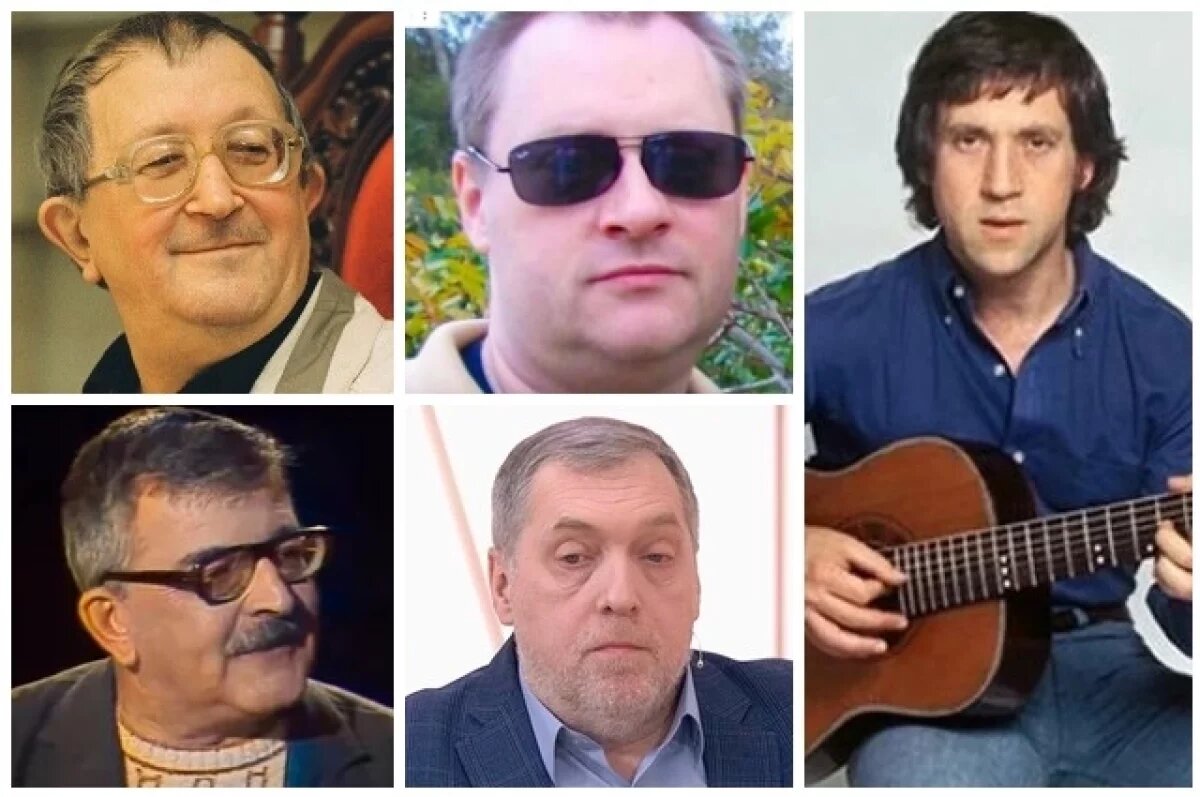    Борис Стругацкий, Аркадий Стругацкий, Аркадий Высоцкий, Никита Высоцкий, Владимир Высоцкий.