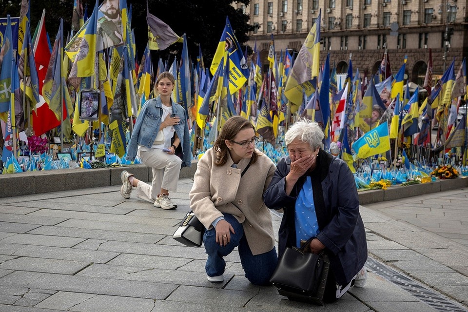    День независимости для украинцев - праздник со слезами на глазах REUTERS