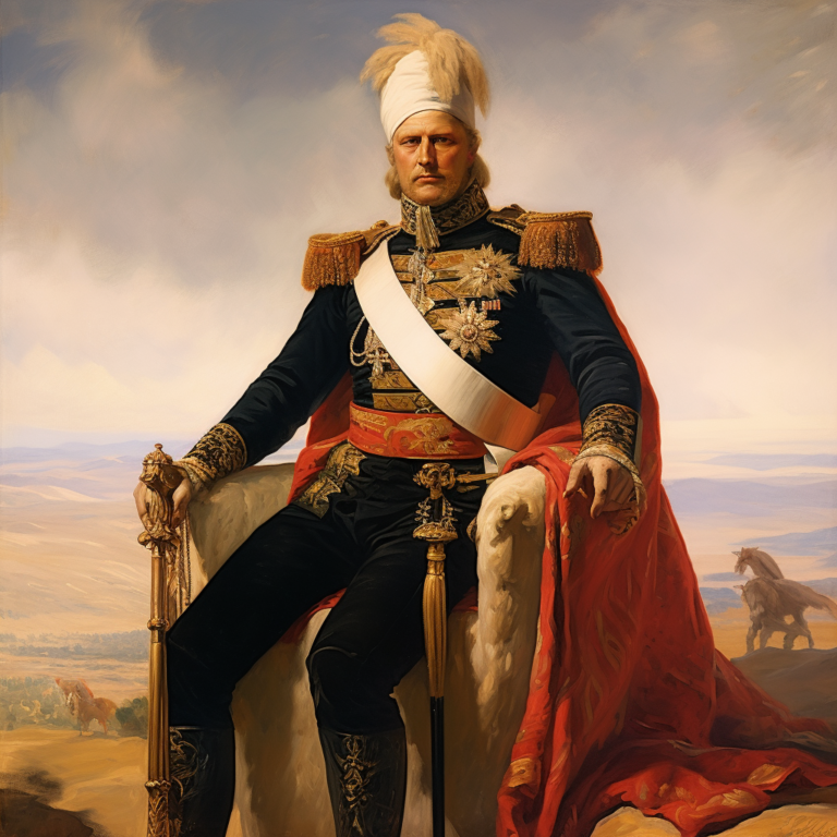 Портрет Александра I во время Ближневосточного похода