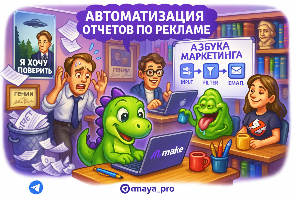    Создание автоматизированных отчетов с Make.com: как экономить время и избегать рутинной работы Артур Хорошев