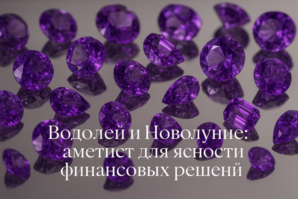   водолей_и_новолуние_аметист_ясность_финансовых_решений Гороскоп Голосом