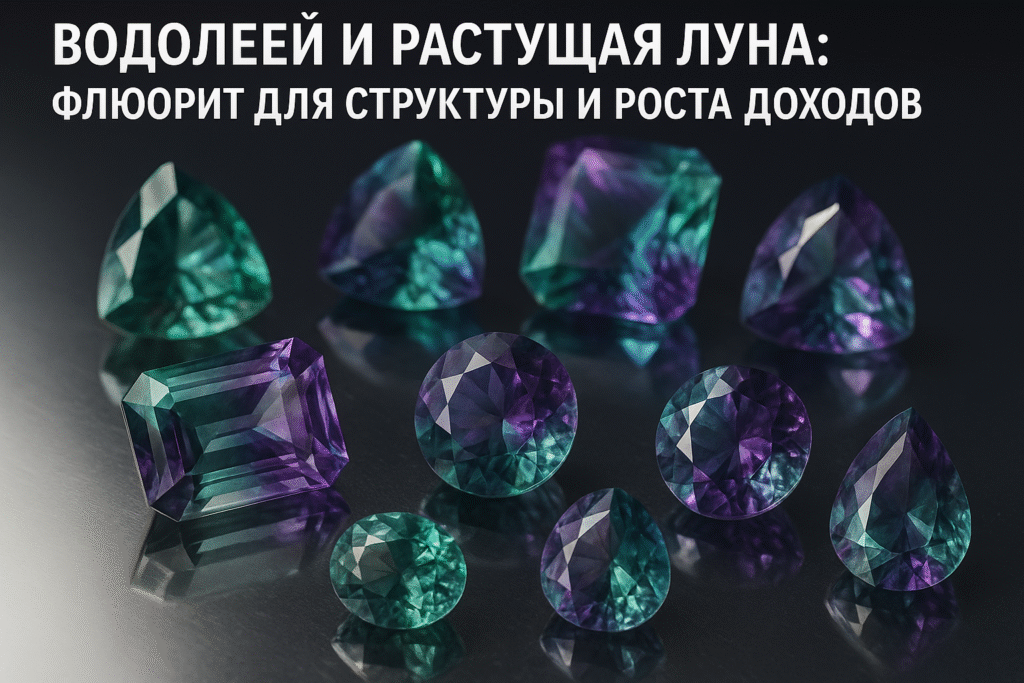    водолей_растущая_луна_флюорит_структура_рост_доходов Гороскоп Голосом