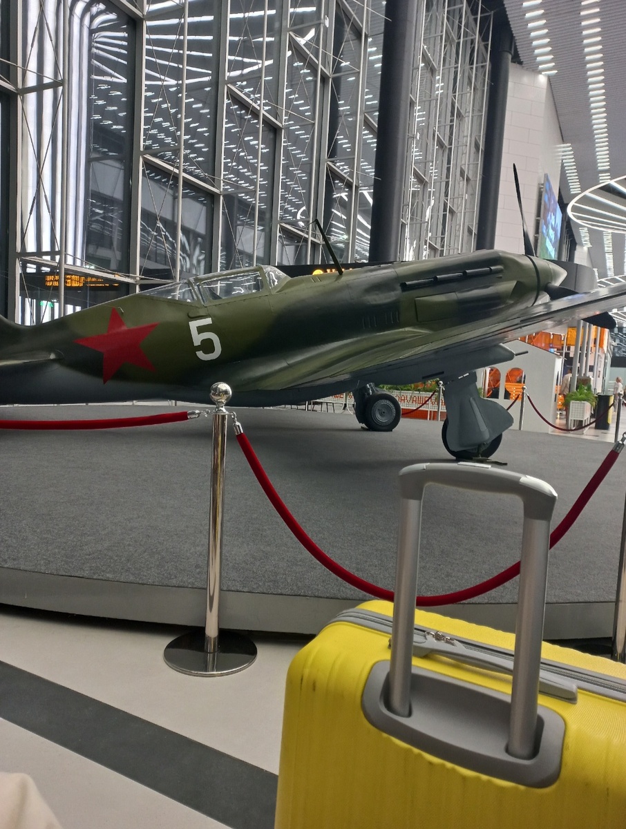 Самолет Покрышкина в нашем Толмачево