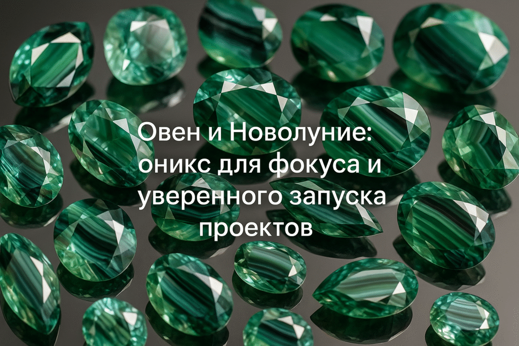    Овен_Новолуние_оникс_фокус_запуск_проектов Гороскоп Голосом