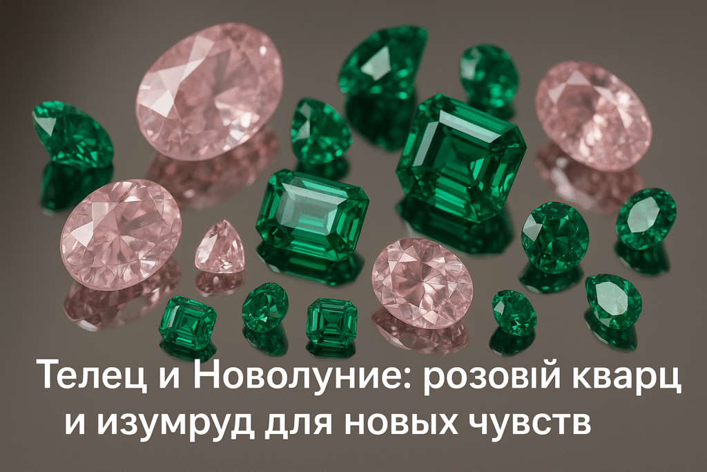    телец_новолуние_розовый_кварц_изумруд_новые_чувства Гороскоп Голосом