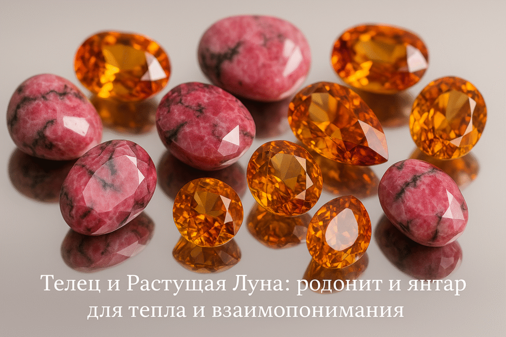    Телец_Растущая_Луна_родонит_янтарь_тепло_взаимопонимание Гороскоп Голосом