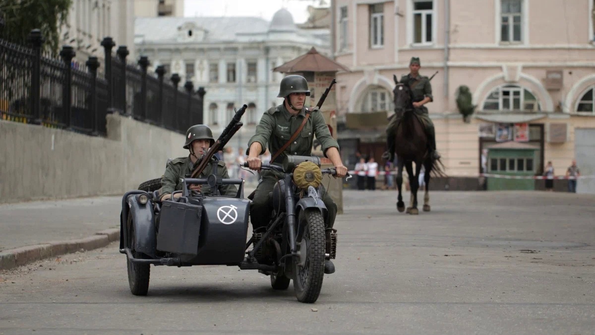 Киев 1942 года. Кадр из фильма «Матч» (2012)