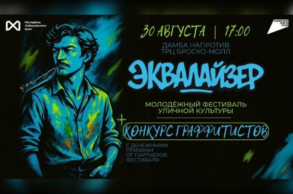    В Хабаровске фестиваль уличной культуры оживит дамбу на Амуре