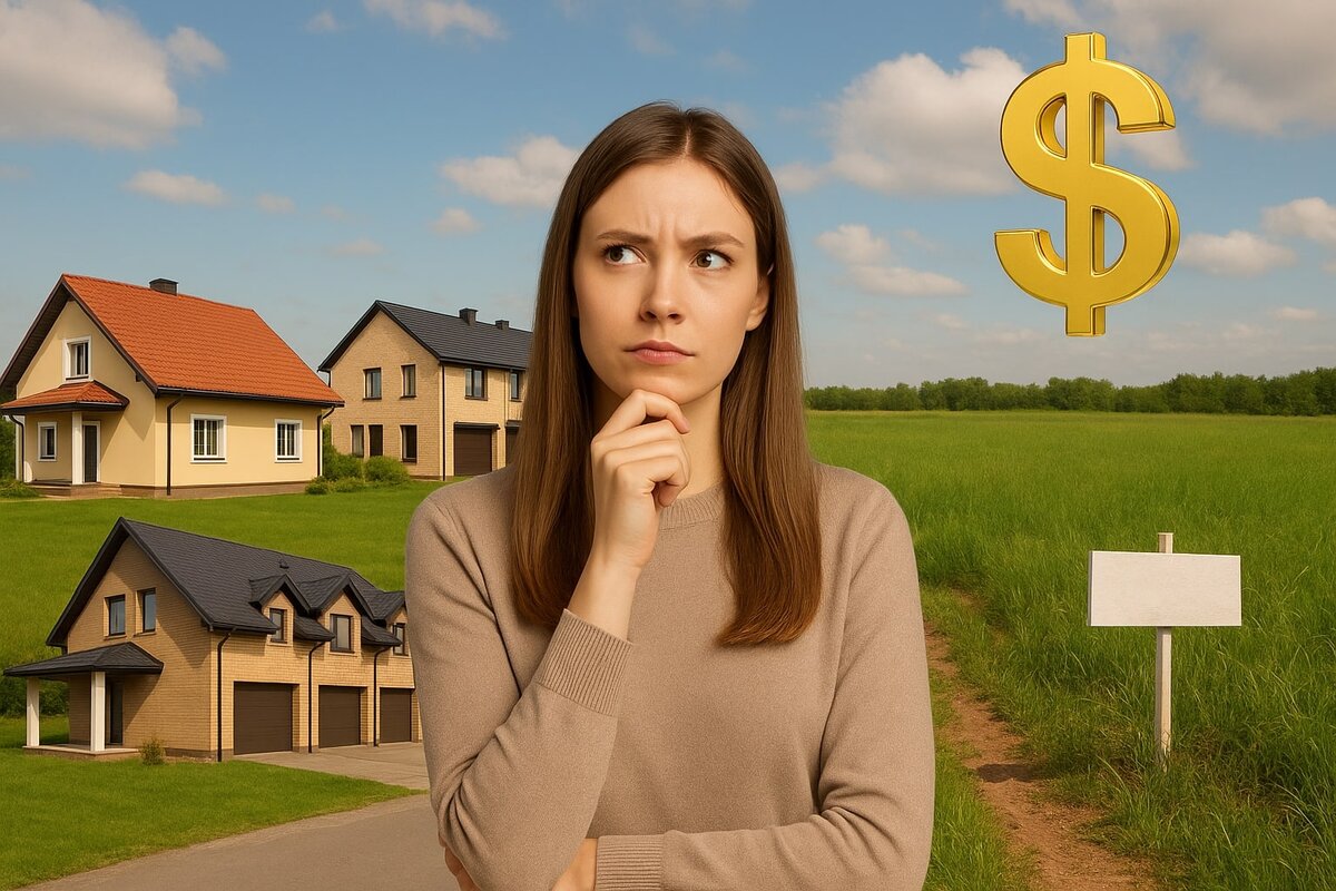 Куда лучше вложиться: в дом, таунхаус или участок? Всё по цифрам