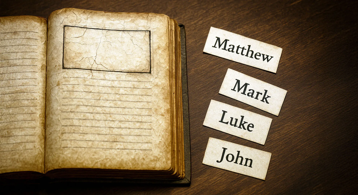 Евангелия родились безымянными — апостольские имена приклеили к ним десятилетия спустя.